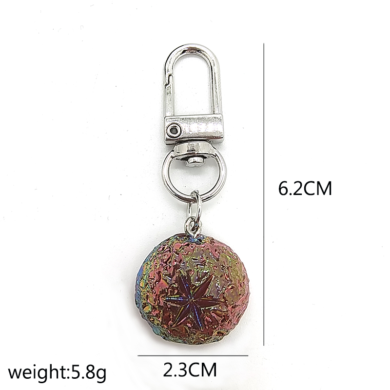 Cute Simple Style Fruit Shrimp Resin Bag Pendant Keychain display picture 5