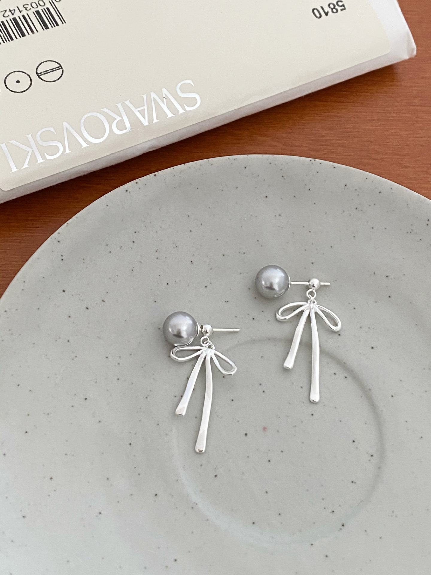 1 Pair Simple Style Bow Knot Plating Sterling Silver Ear Studs display picture 10
