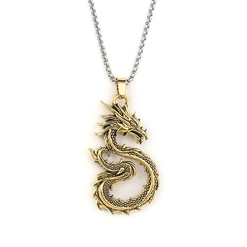 Hip-Hop Dragon Zinc Alloy Plating Men's Pendant Necklace display picture 6