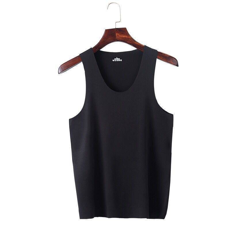 Men's Solid Color Racerback Tank Tops Men's Clothing display picture 3