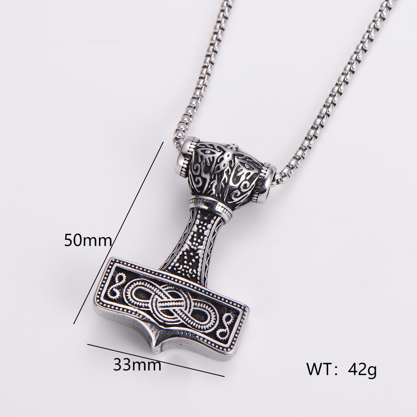 Punk Robot Wings Lizard 304 Stainless Steel Polishing Men's Pendant Necklace display picture 7