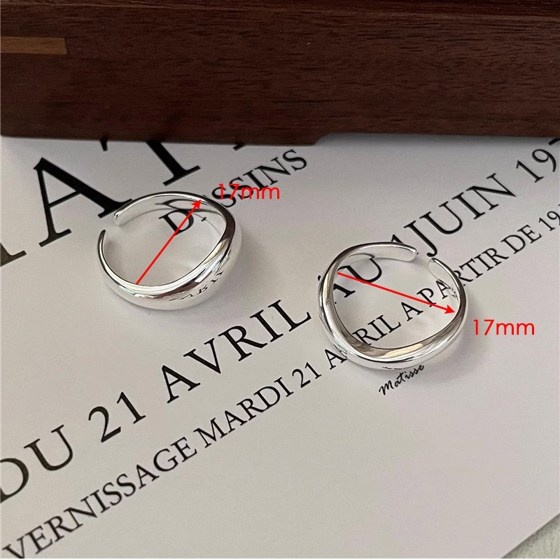 Copper Silver Plated Classic Style Plating Round Rings display picture 6