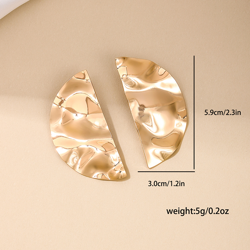 1 Piece Simple Style Classic Style Solid Color Alloy Ear Studs display picture 6
