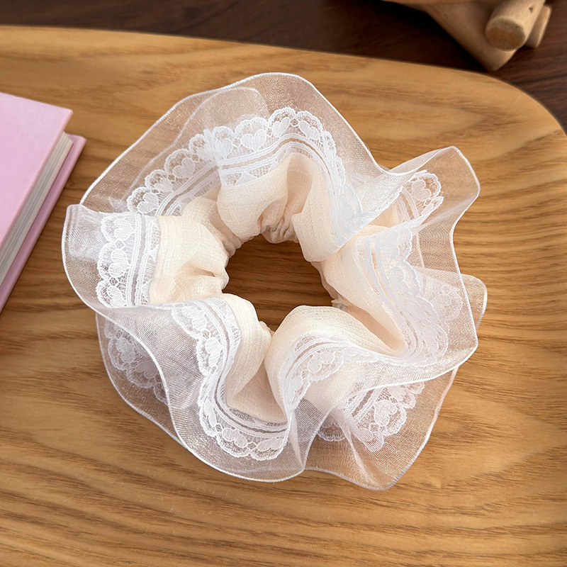 Women's Cute Lady Sweet Large Intestine Floral Cloth Hair Tie display picture 4