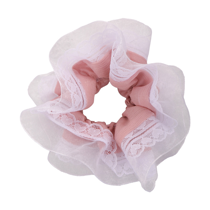 Women's Cute Lady Sweet Large Intestine Floral Cloth Hair Tie display picture 8