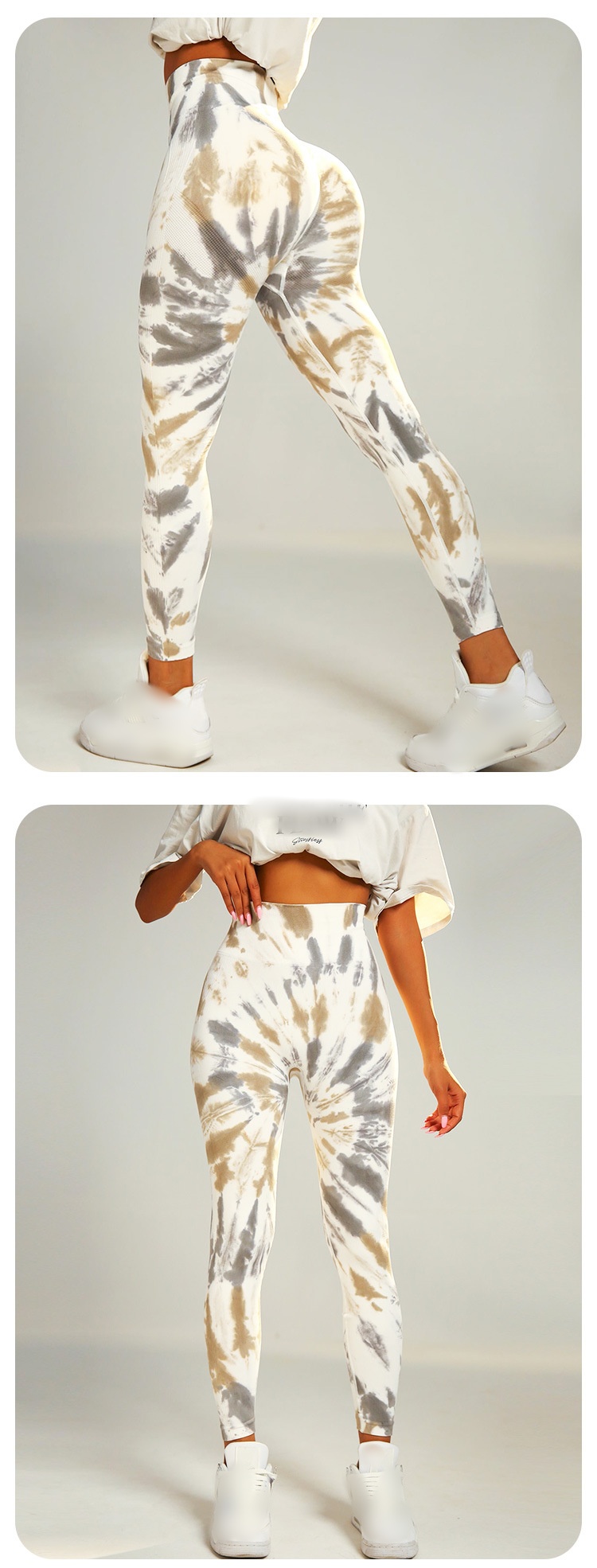 Modern Style Simple Style Printing Nylon Active Bottoms Leggings display picture 9