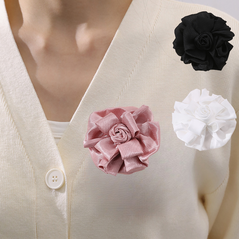 Women's Elegant Flower Alloy Cloth Hair Clip display picture 9