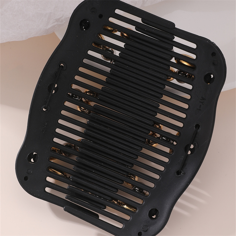Women's Classic Style Color Block Artificial Pearl Plastic Criss Cross Hair Combs display picture 4