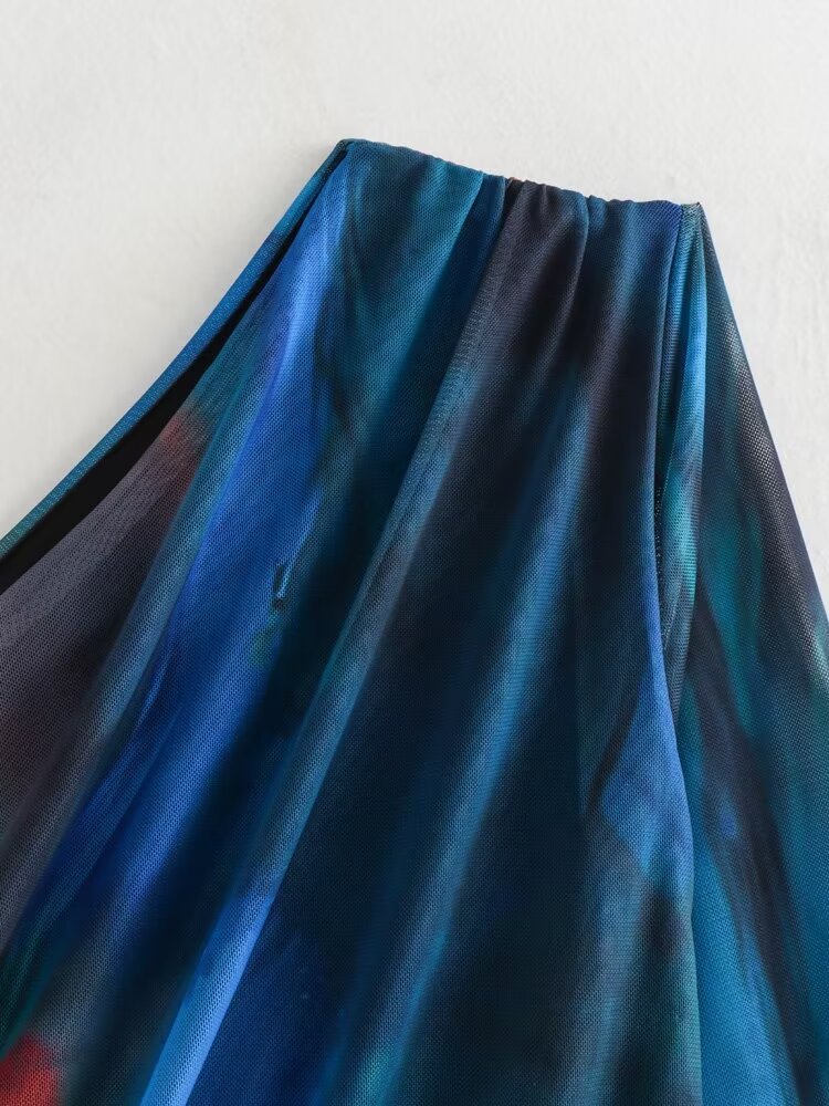 Holiday Daily Beach Women's Streetwear Tie Dye Polyester Skirt Sets Skirt Sets display picture 13