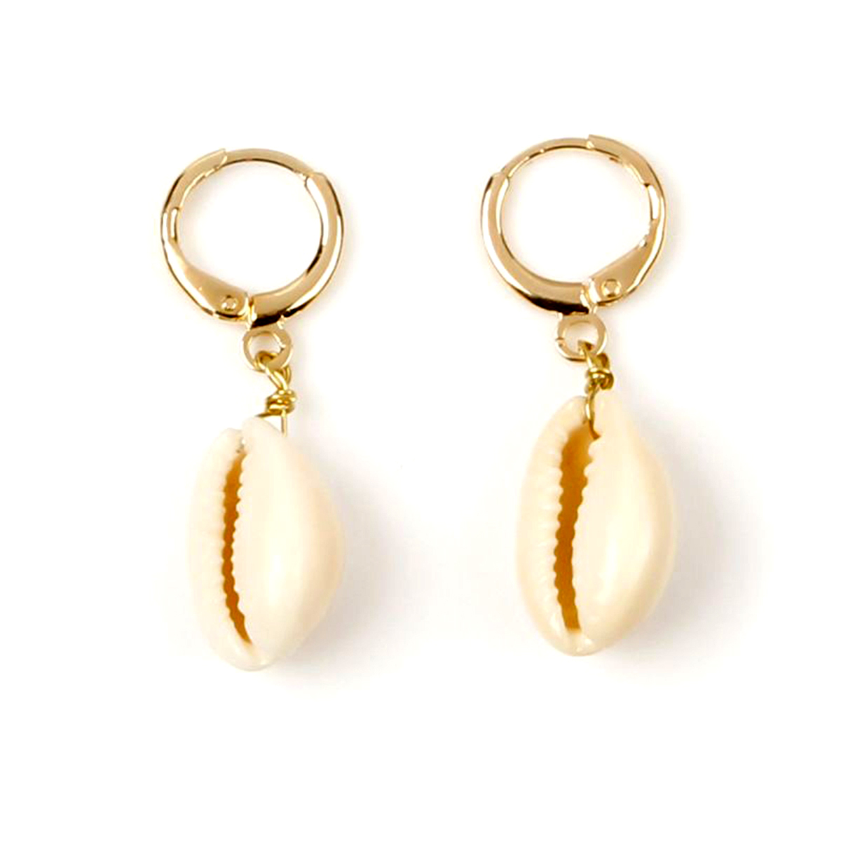 1 Pair IG Style Shell Shell Drop Earrings display picture 1