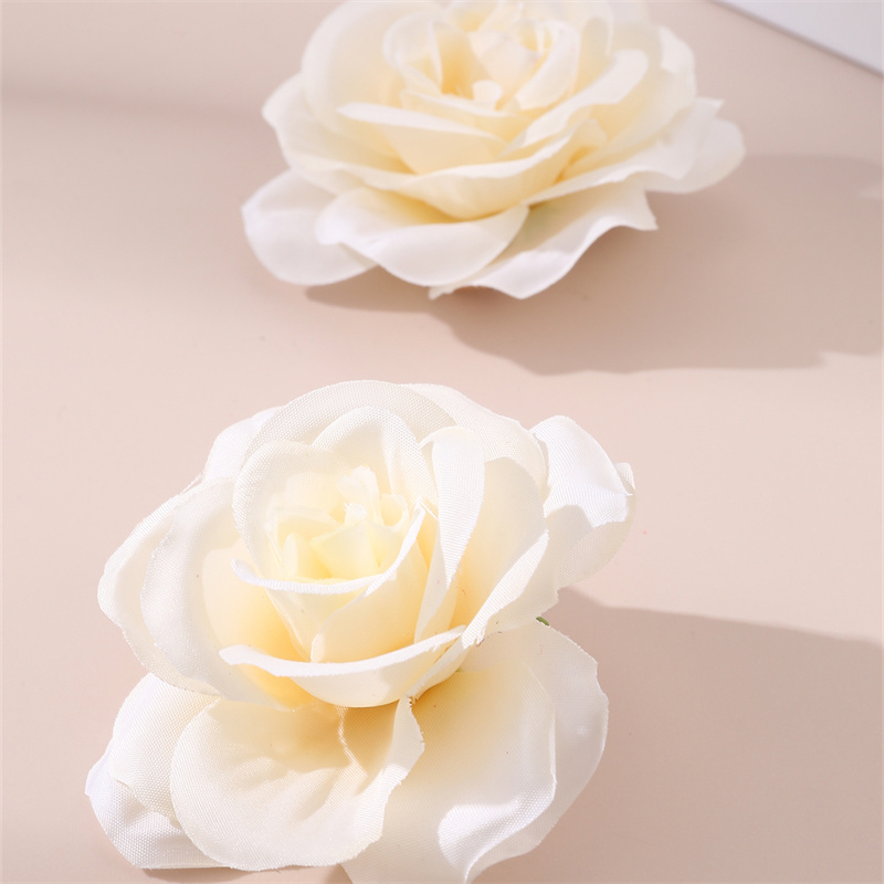 Women's Sweet Pastoral Sunflower Rose Flower Alloy Cloth Hair Clip display picture 47