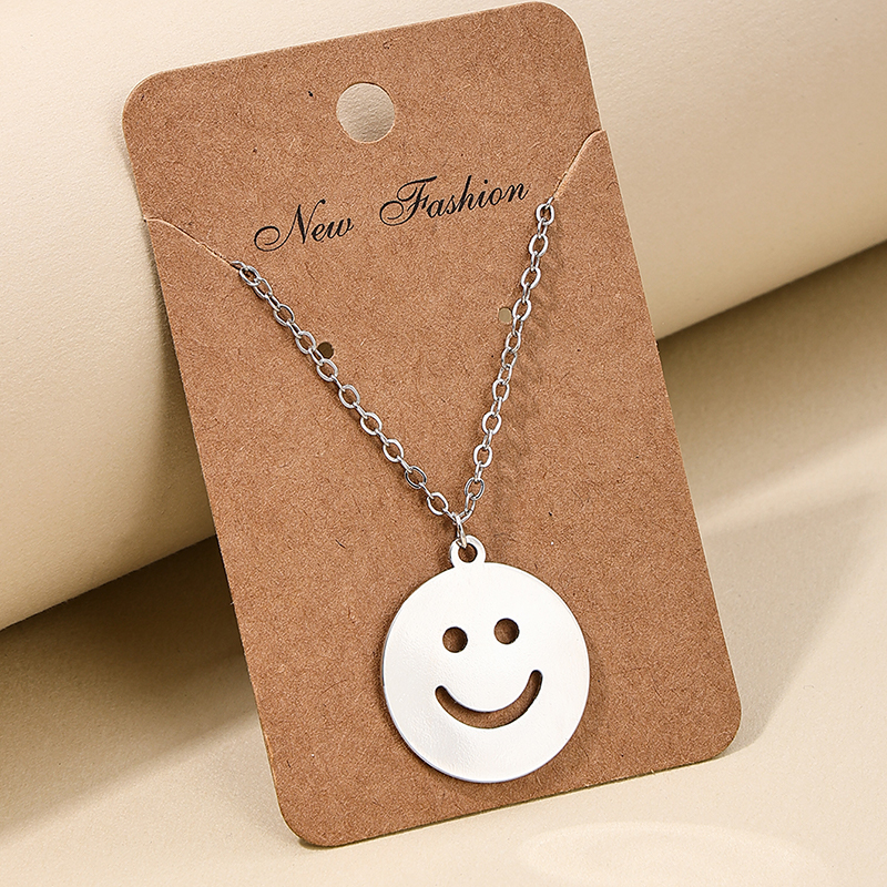 Wholesale Jewelry Simple Style Classic Style Smiley Face Zinc Alloy Hollow Out display picture 5