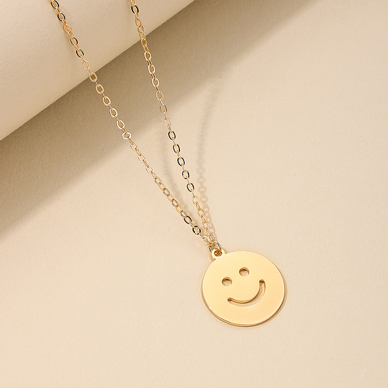 Wholesale Jewelry Simple Style Classic Style Smiley Face Zinc Alloy Hollow Out display picture 3