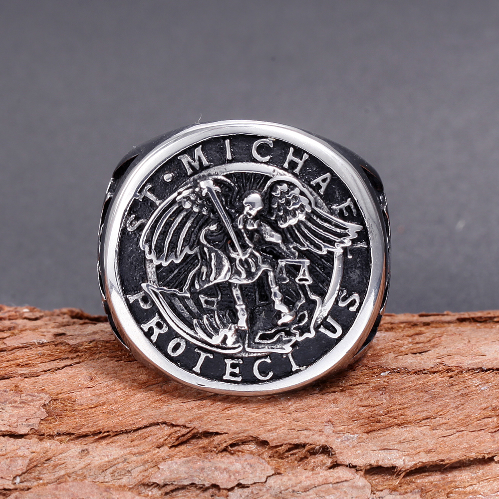 Punk Eagle 304 Stainless Steel None None Unisex Rings display picture 2