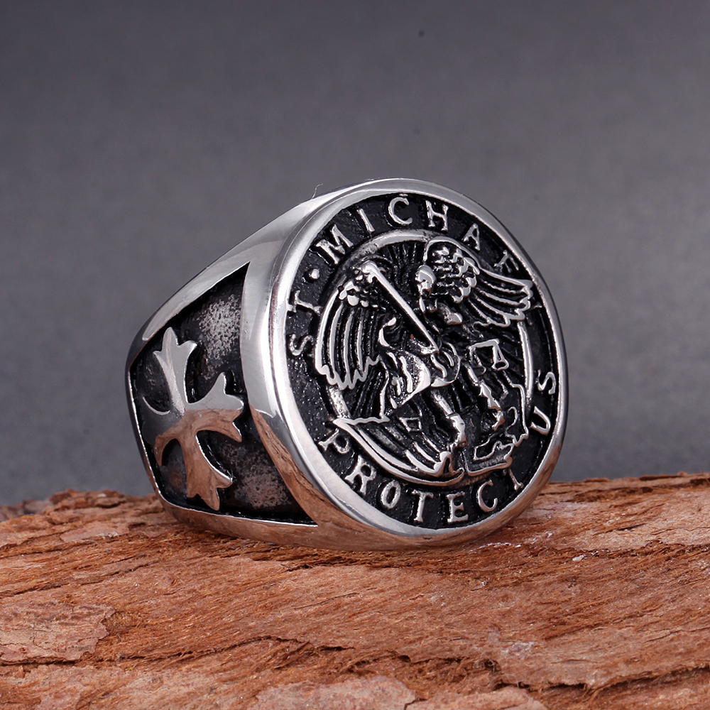 Punk Eagle 304 Stainless Steel None None Unisex Rings display picture 3