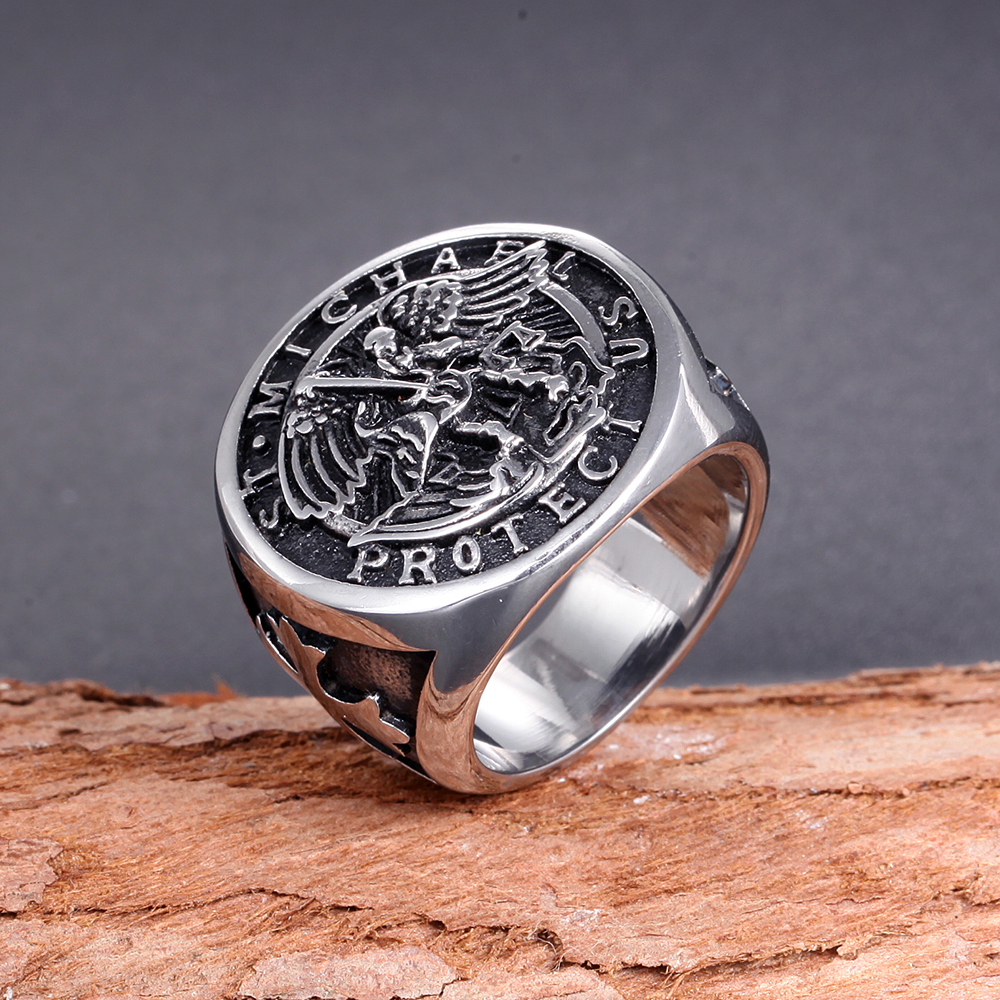 Punk Eagle 304 Stainless Steel None None Unisex Rings display picture 4