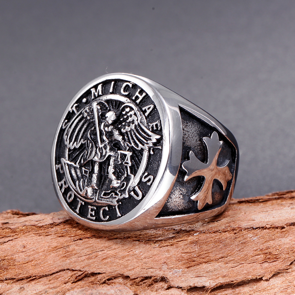 Punk Eagle 304 Stainless Steel None None Unisex Rings display picture 6