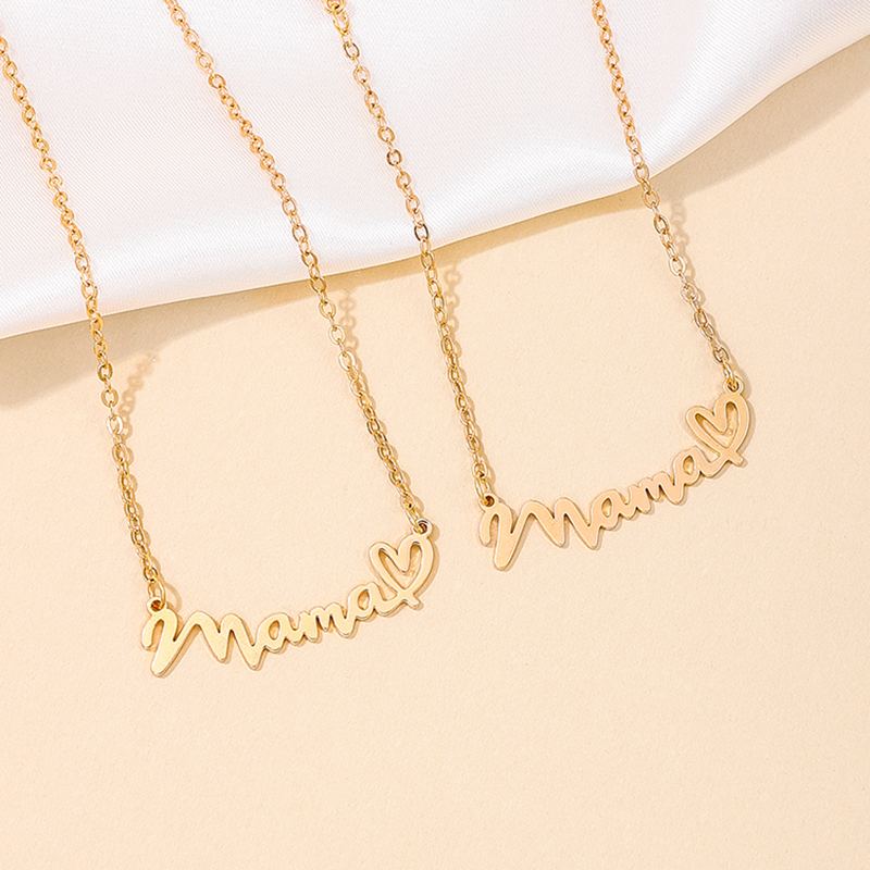 Simple Style Classic Style Letter Zinc Alloy Hollow Out Women's Jewelry Set display picture 1