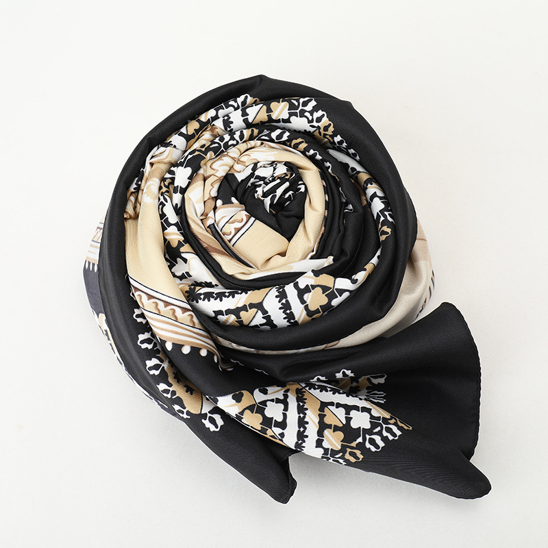 Women's Casual Classic Style Commute Printing Graffiti Polyester Silk Scarf display picture 7