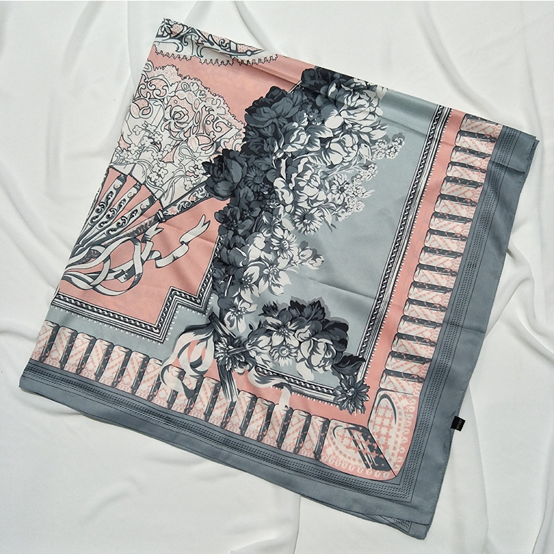 Women's Casual Classic Style Commute Printing Graffiti Polyester Silk Scarf display picture 12