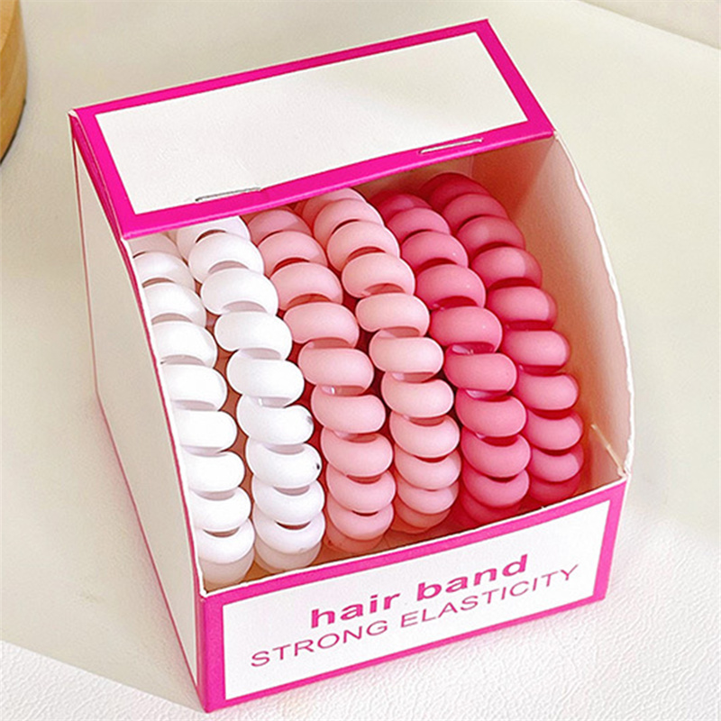 Women's Cute Sweet Solid Color Plastic Hair Tie display picture 4