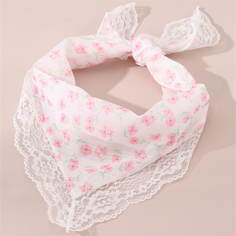 Women's Cute Sweet Pastoral Lattice Flower Cloth Lace Printing 1 Piece display picture 21