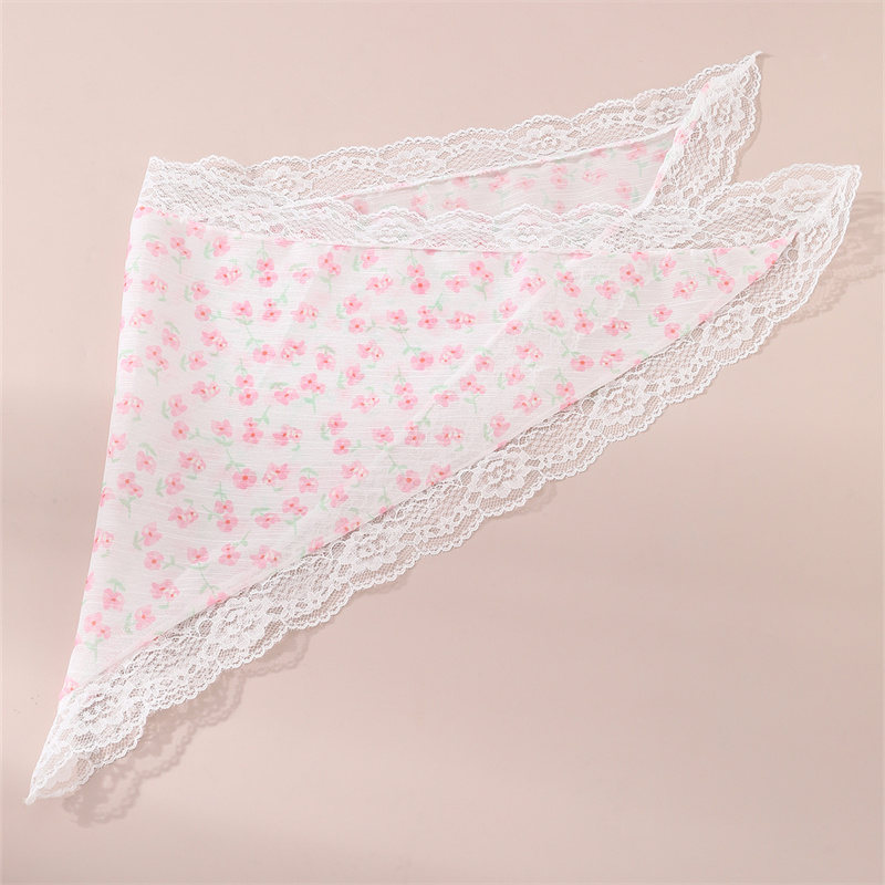 Women's Cute Sweet Pastoral Lattice Flower Cloth Lace Printing 1 Piece display picture 23