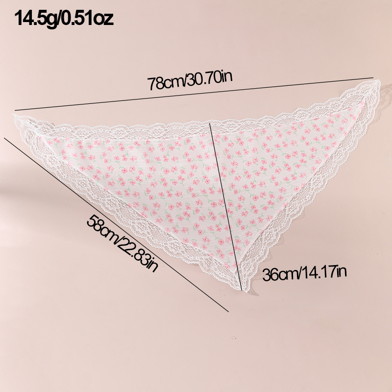 Women's Cute Sweet Pastoral Lattice Flower Cloth Lace Printing 1 Piece display picture 24