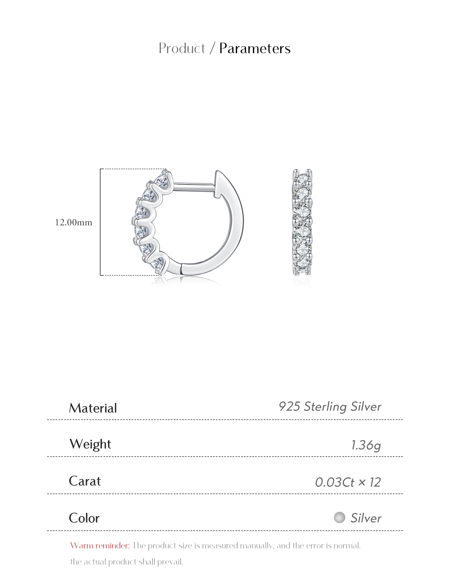 Sterling Silber Versilbert Einfacher Stil Glänzend Inlay Runden Moissanit Ohrringe display picture 8