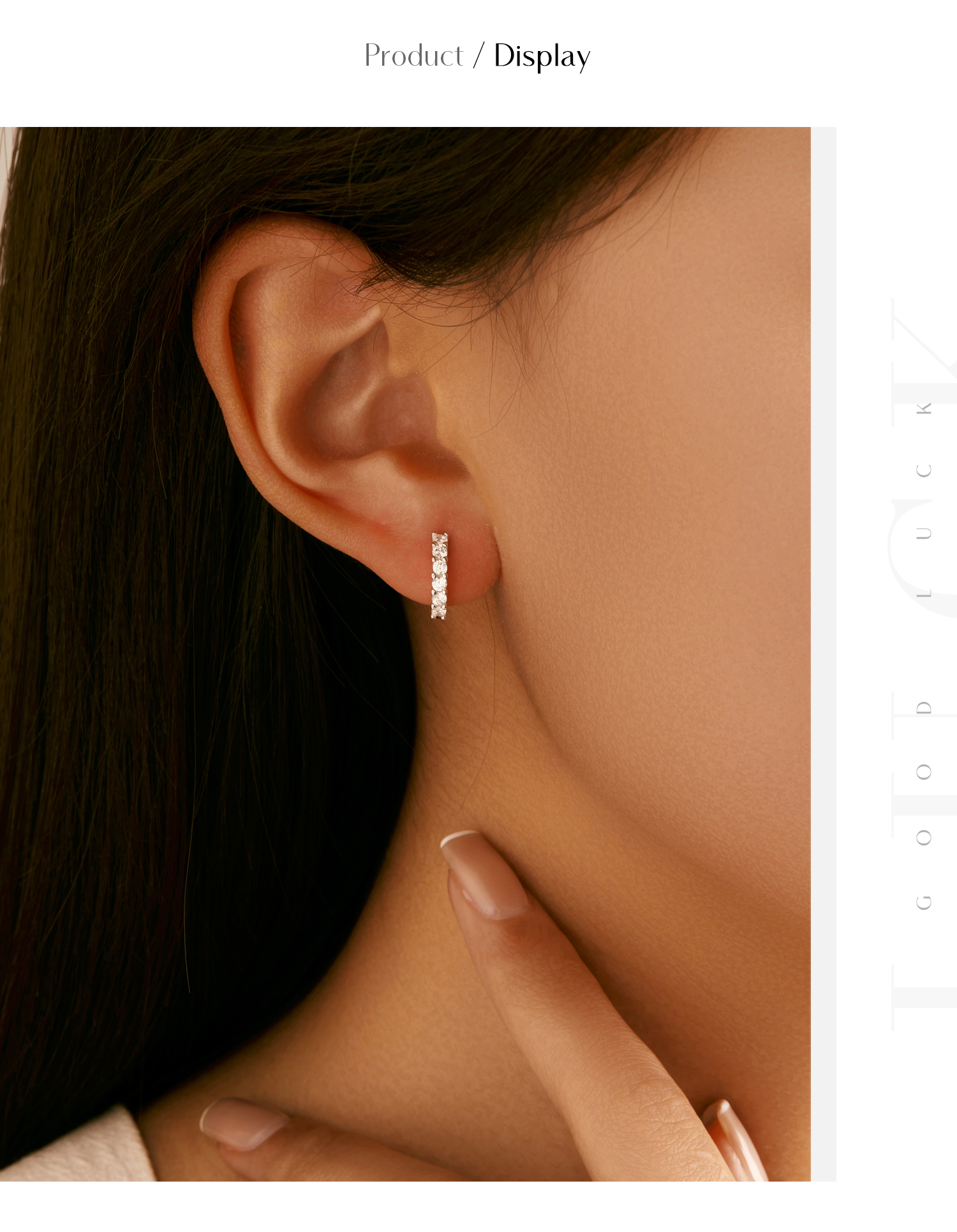 Argent Sterling Plaqué Argent Style Simple Brillant Incruster Rond Moissanite Des Boucles D'Oreilles display picture 9