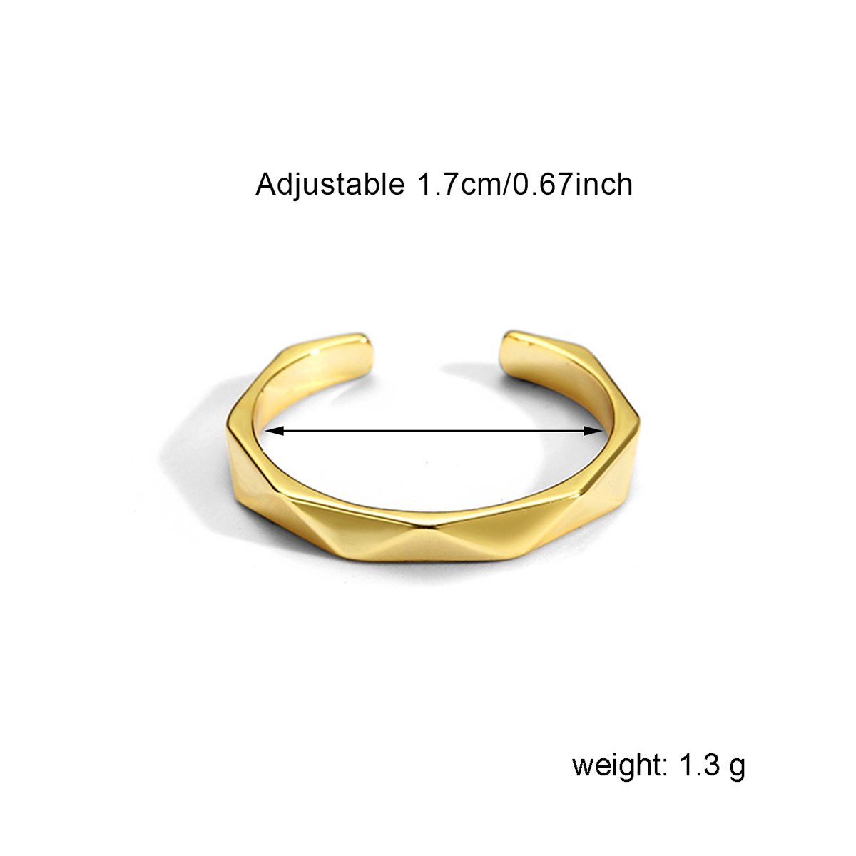 Wholesale Simple Style Classic Style Solid Color Copper Plating Inlay 18K Gold Plated Zircon Rings display picture 5