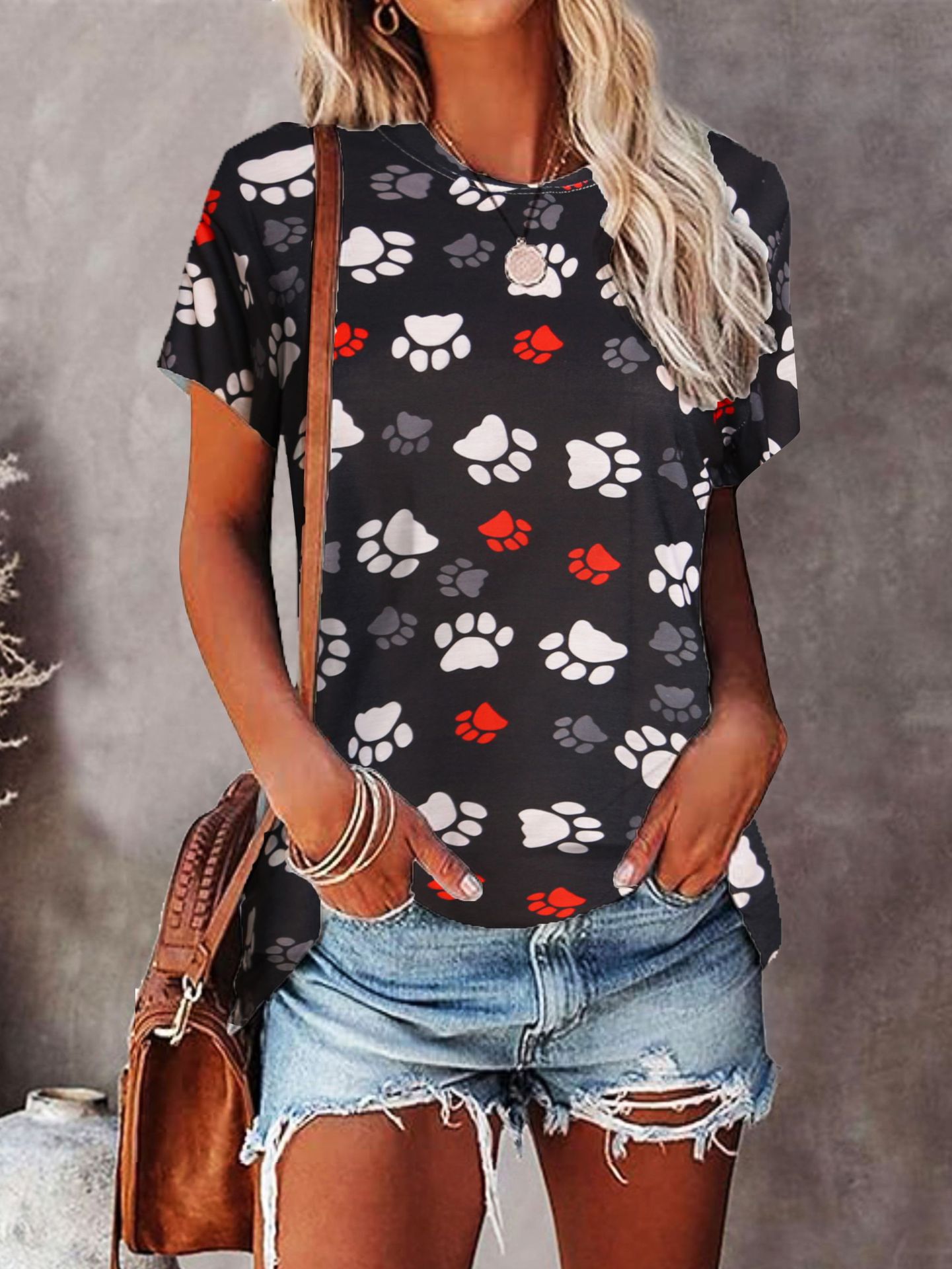 Women's T-shirt Short Sleeve T-Shirts Simple Style Cartoon display picture 3