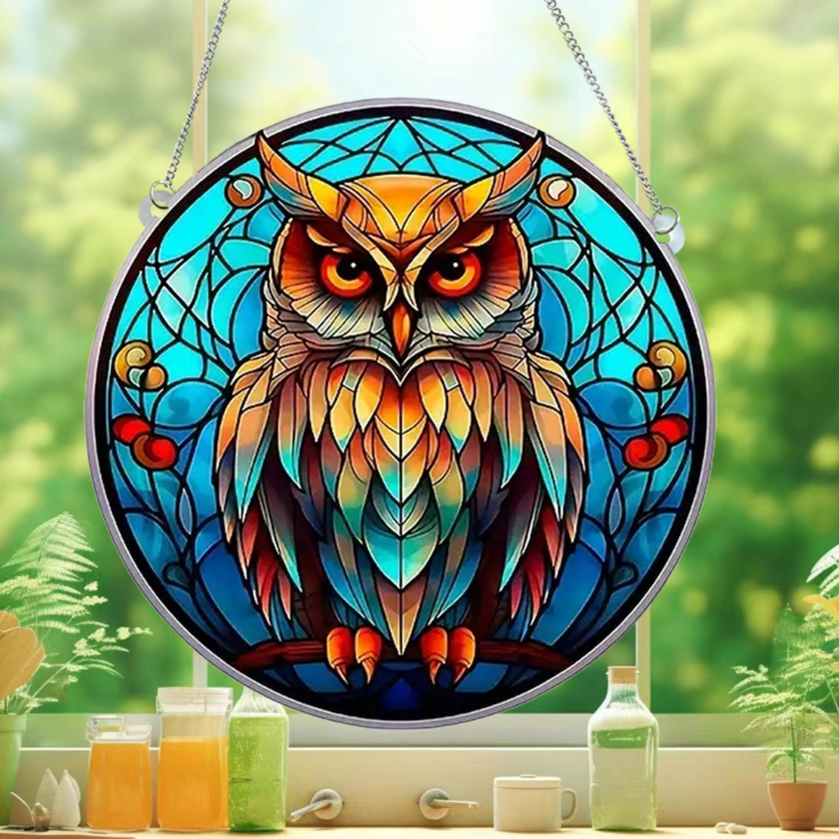 Cute Pastoral Animal Owl Arylic Pendant Artificial Decorations display picture 6