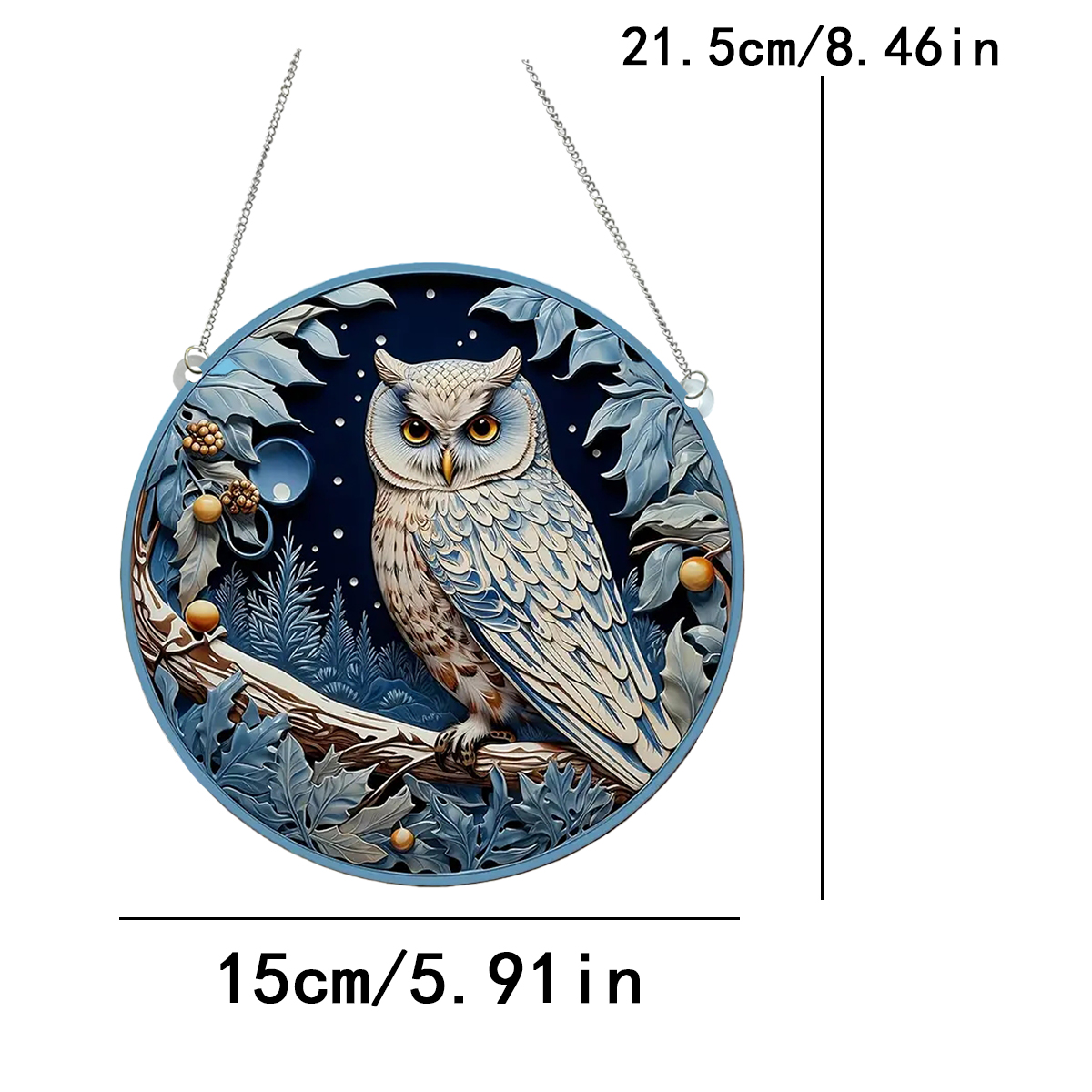 Cute Pastoral Animal Owl Arylic Pendant Artificial Decorations display picture 9