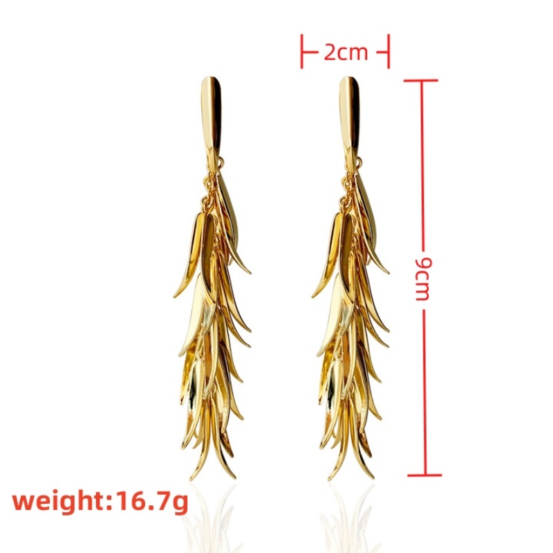 1 Pair Retro Classic Style Grain Plating Alloy Copper Gold Plated Silver Plated Drop Earrings display picture 12