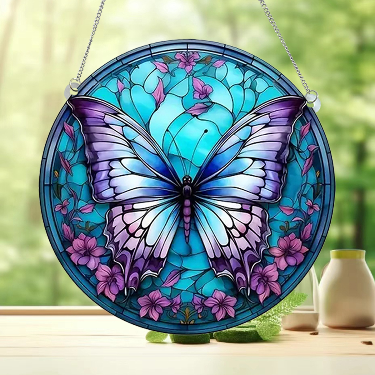 Cute Household Pastoral Butterfly Arylic Pendant Artificial Decorations display picture 9