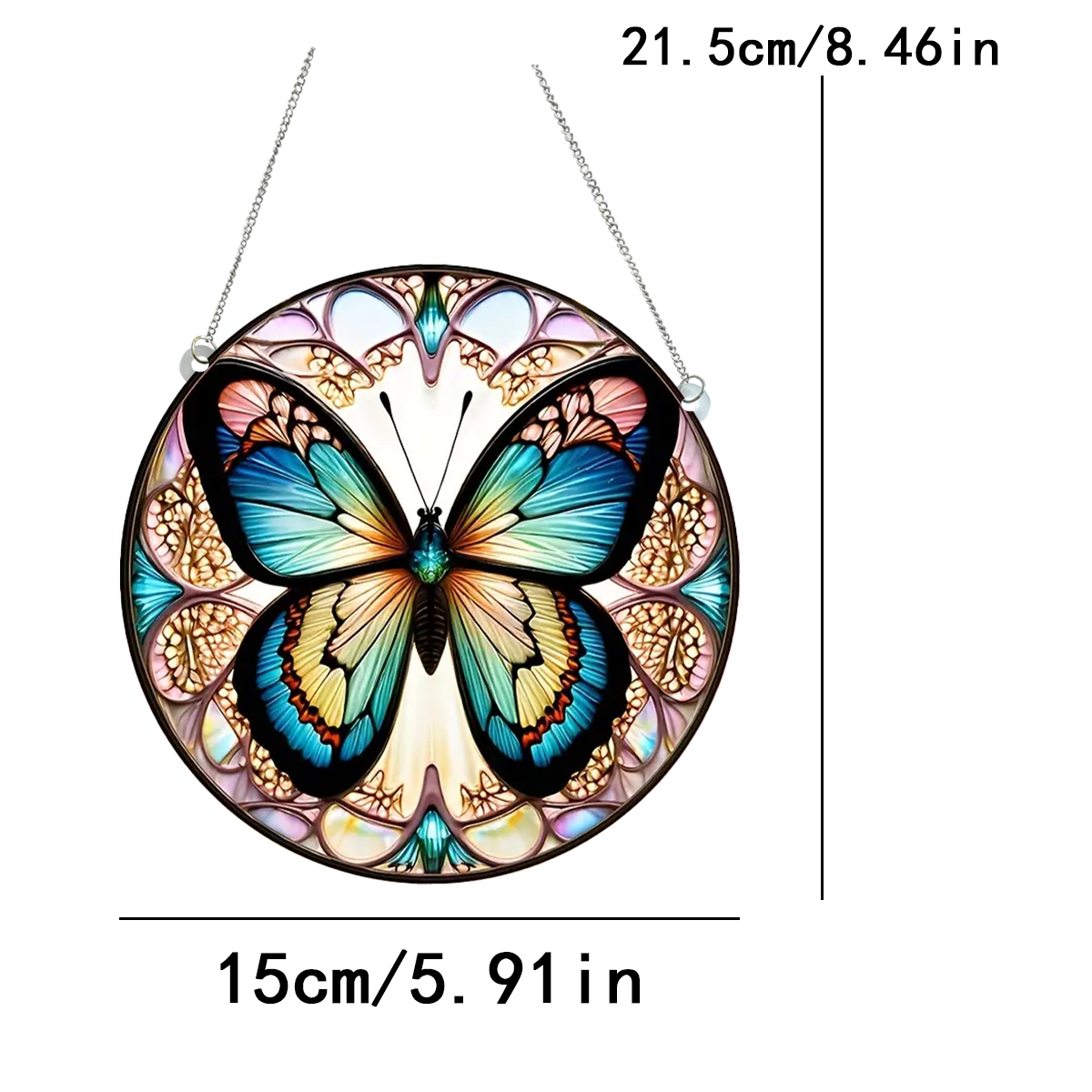 Cute Household Pastoral Butterfly Arylic Pendant Artificial Decorations display picture 11