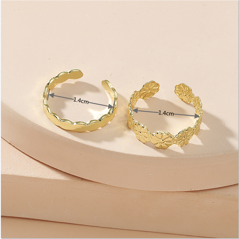 Elegant Solid Color Alloy Plating Hollow Out Gold Plated Silver Plated Women's Foot Ring display picture 14