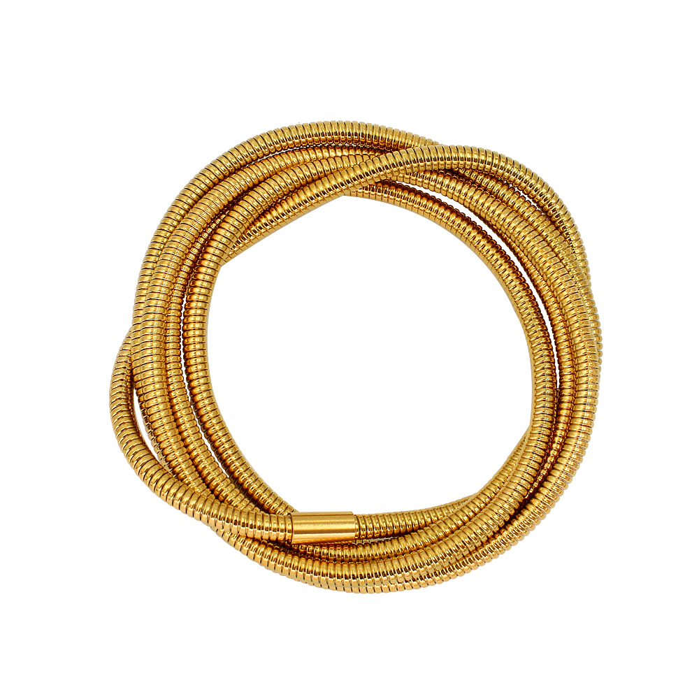 Simple Style Geometric 304 Stainless Steel 18K Gold Plated Bangle In Bulk display picture 27