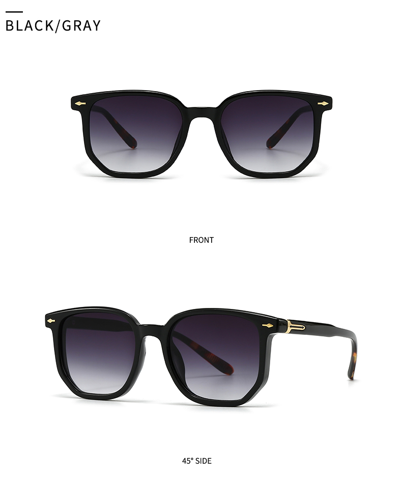 Modern Style Color Block Pc Polygon Patchwork Full Frame Women's Sunglasses display picture 2