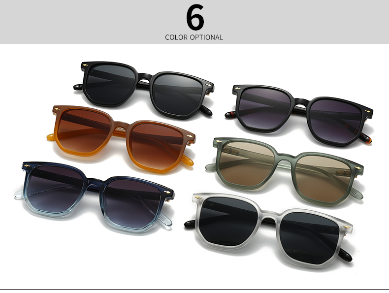 Modern Style Color Block Pc Polygon Patchwork Full Frame Women's Sunglasses display picture 7