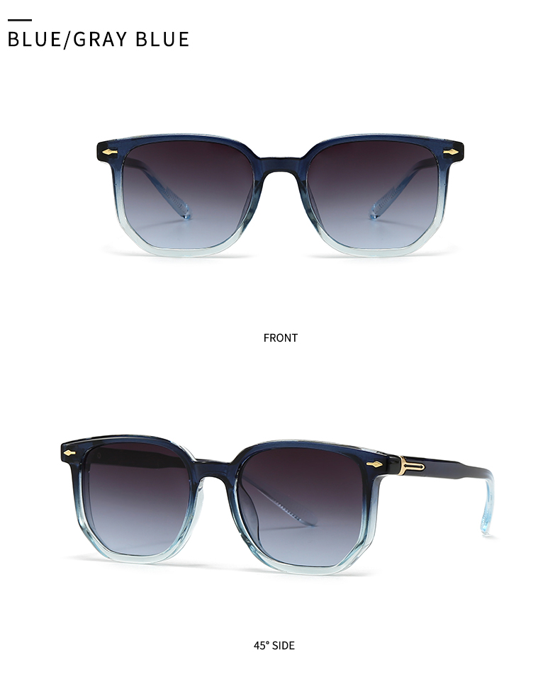 Modern Style Color Block Pc Polygon Patchwork Full Frame Women's Sunglasses display picture 16