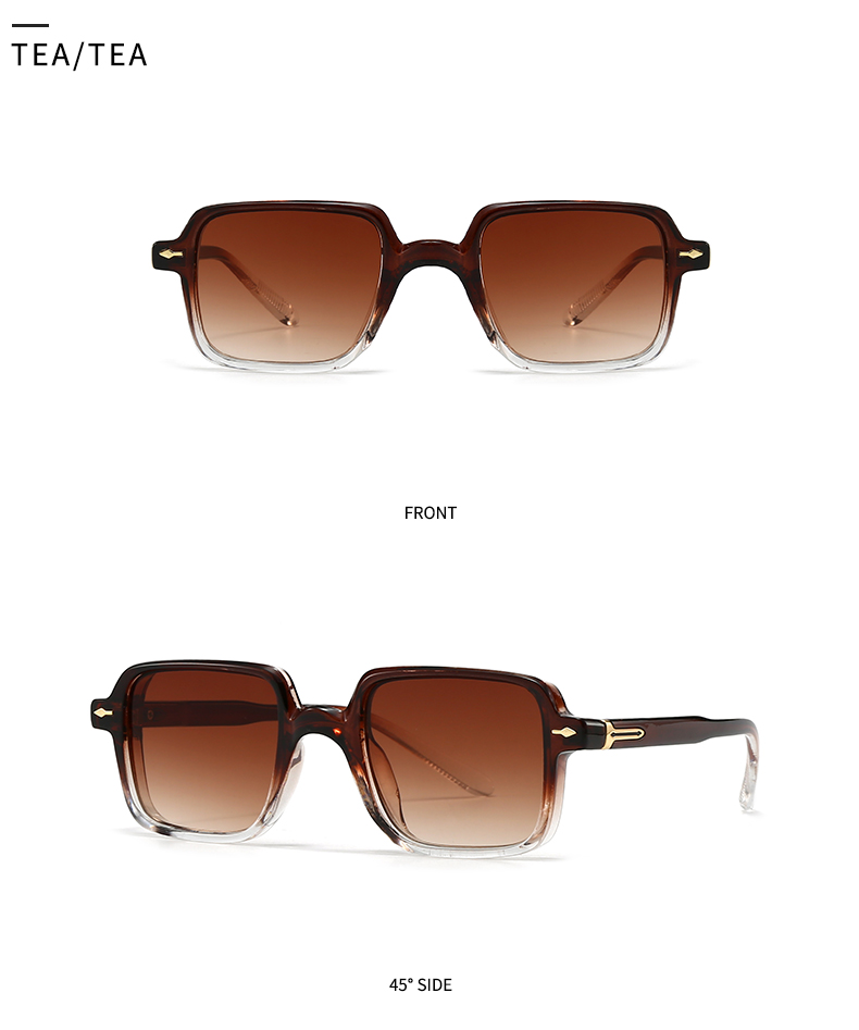 Modern Style Color Block Pc Polygon Patchwork Full Frame Women's Sunglasses display picture 6