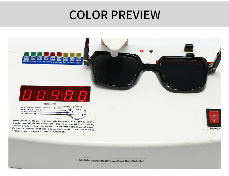 Modern Style Color Block Pc Polygon Patchwork Full Frame Women's Sunglasses display picture 4