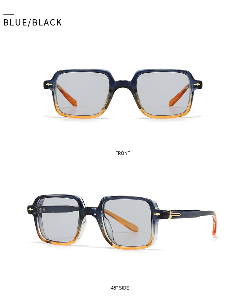 Modern Style Color Block Pc Polygon Patchwork Full Frame Women's Sunglasses display picture 10