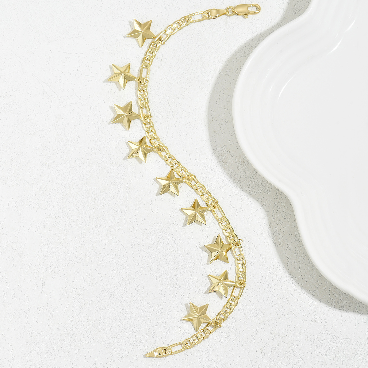 Le Cuivre Décontractée Élégant Style Classique Star Bracelets display picture 2