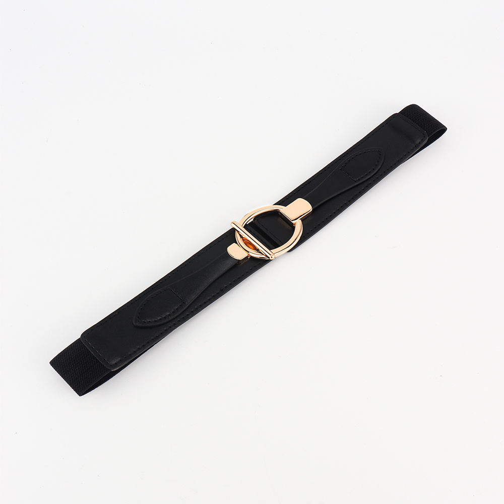 Casual Simple Style Classic Style Geometric Pu Leather Elastic Band Women's Leather Belts display picture 5