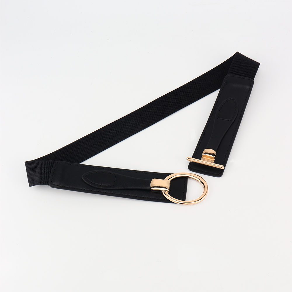 Casual Simple Style Classic Style Geometric Pu Leather Elastic Band Women's Leather Belts display picture 6