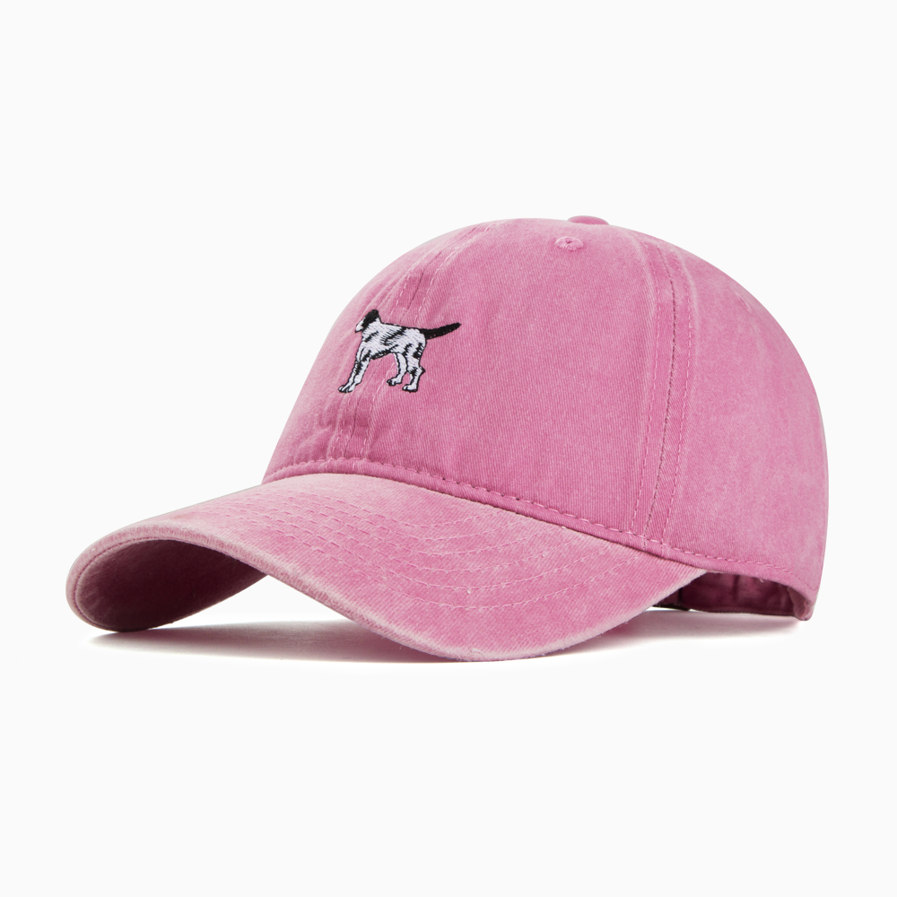 Unisex Casual Streetwear Dog Curved Eaves Baseball Cap display picture 1