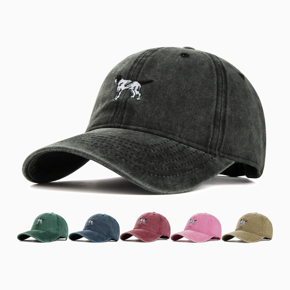 Unisex Casual Streetwear Dog Curved Eaves Baseball Cap display picture 2